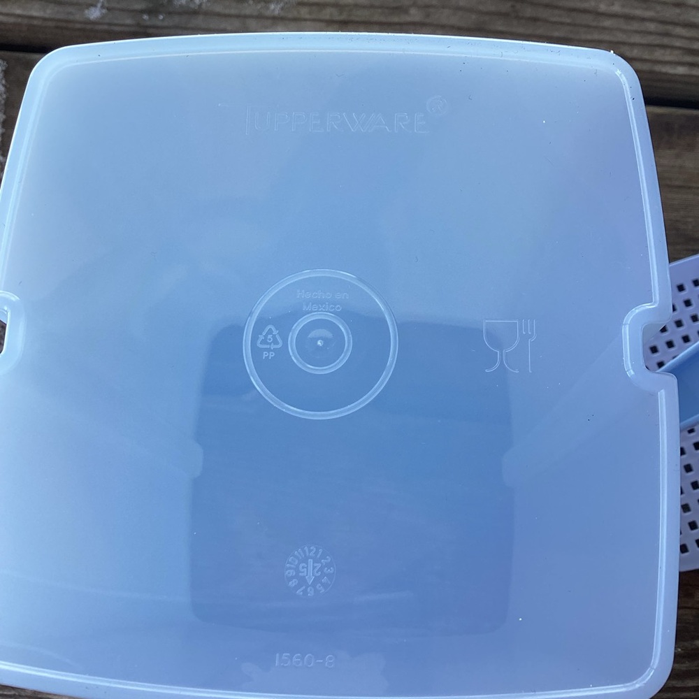 Tupperware Pick-A-Deli Container in Sheer Ice Cube - Picture 4 of 6